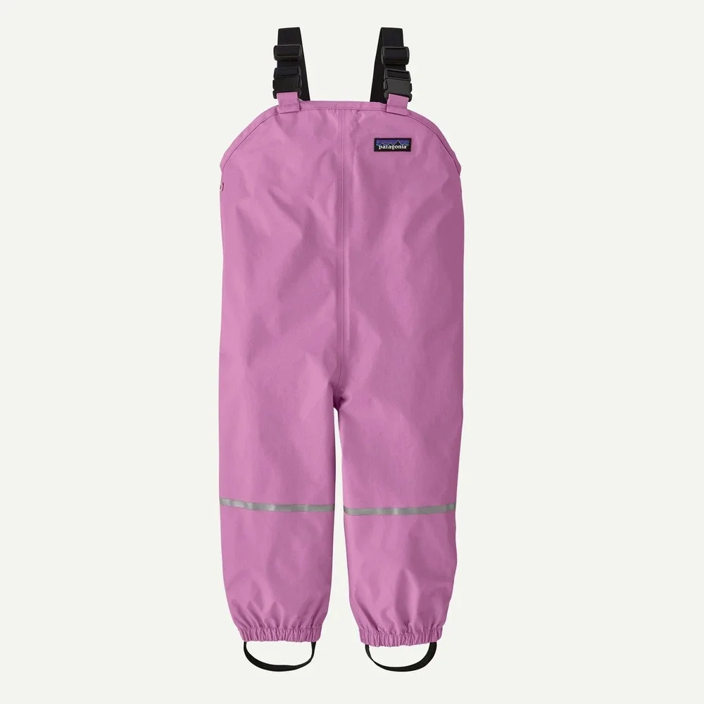 Patagonia Baby Torrentshell Bibs Purple Waterproof‎ Rain Overalls